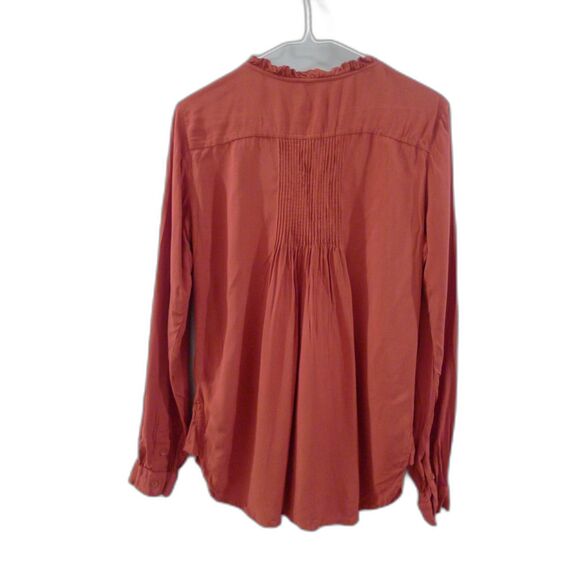 Sundance Sera Ruffled Blouse - Rust - LP - Picture 3 of 5